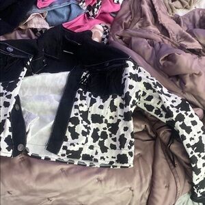 Stylish Black and White Women's Jacket